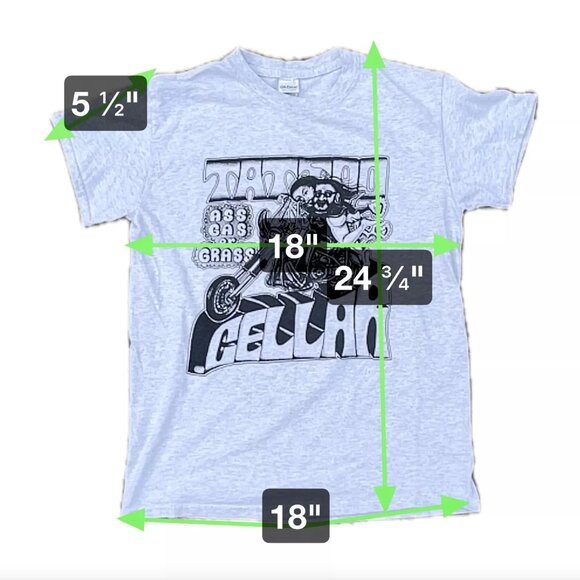 Nobody Rides For Free TATTOO CELLAR 2019 T-Shirt STURGIS SD Men's Gray SMALL - Picture 2 of 4